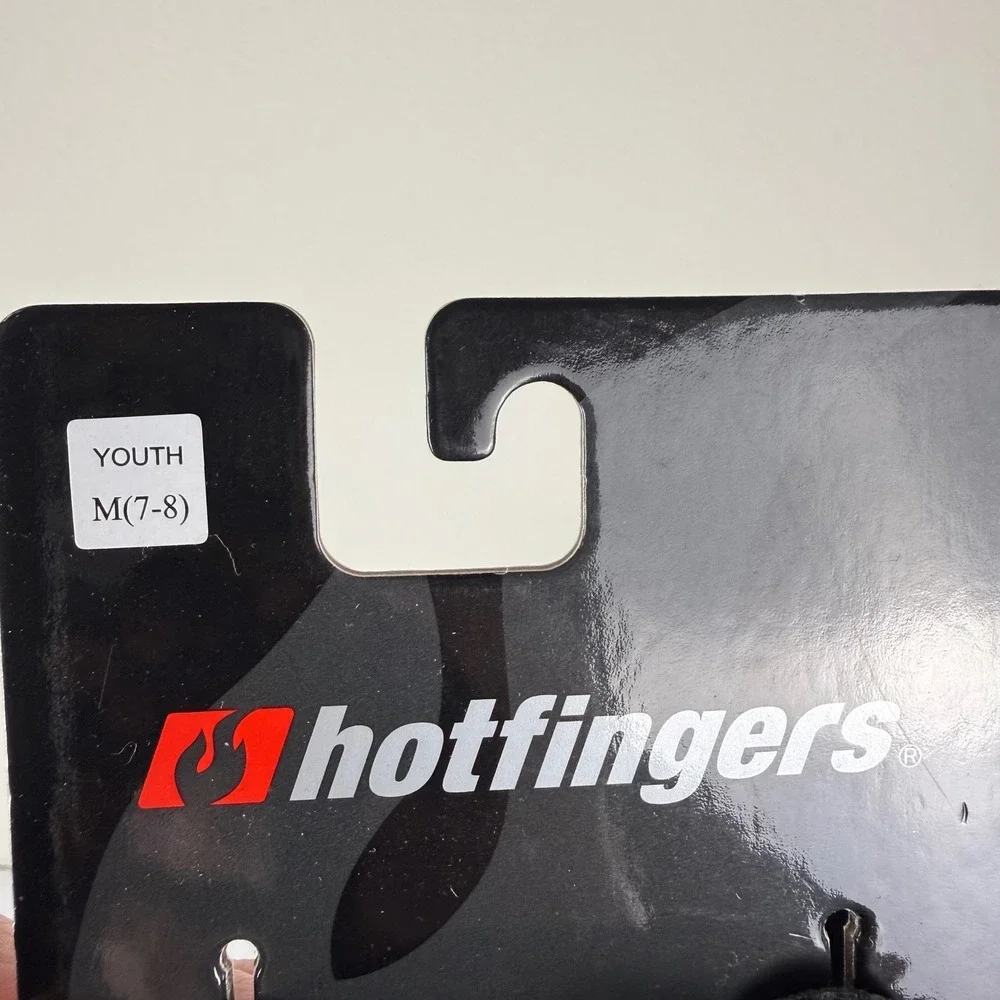 Hotfingers Rip-N-Go Junior Gloves Mittens Youth M 7-8 Black Alpine Dry II CX216J